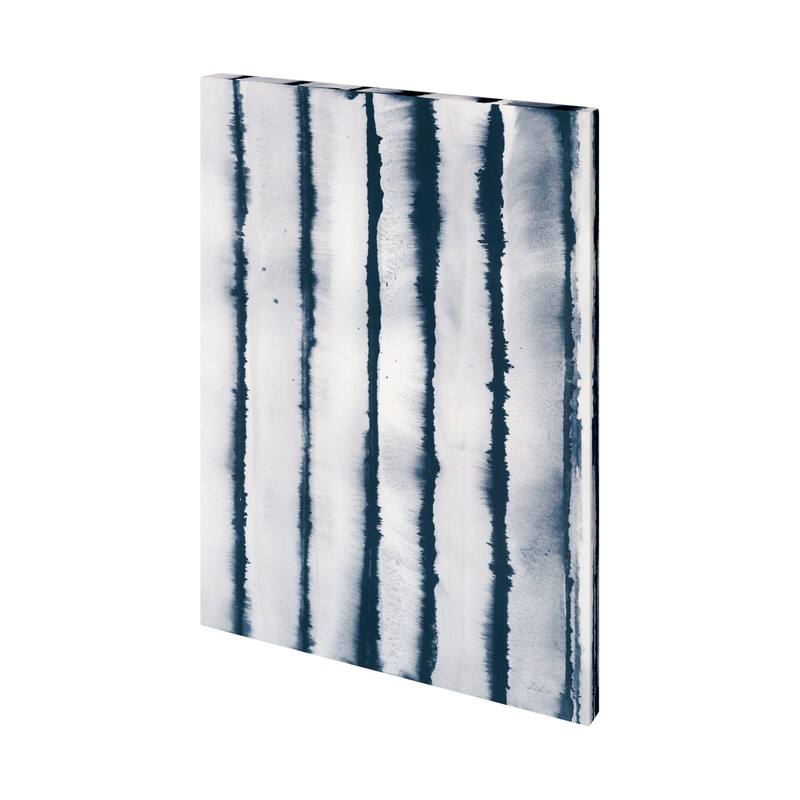 Indigo Lines II Canvas Art Print - Small