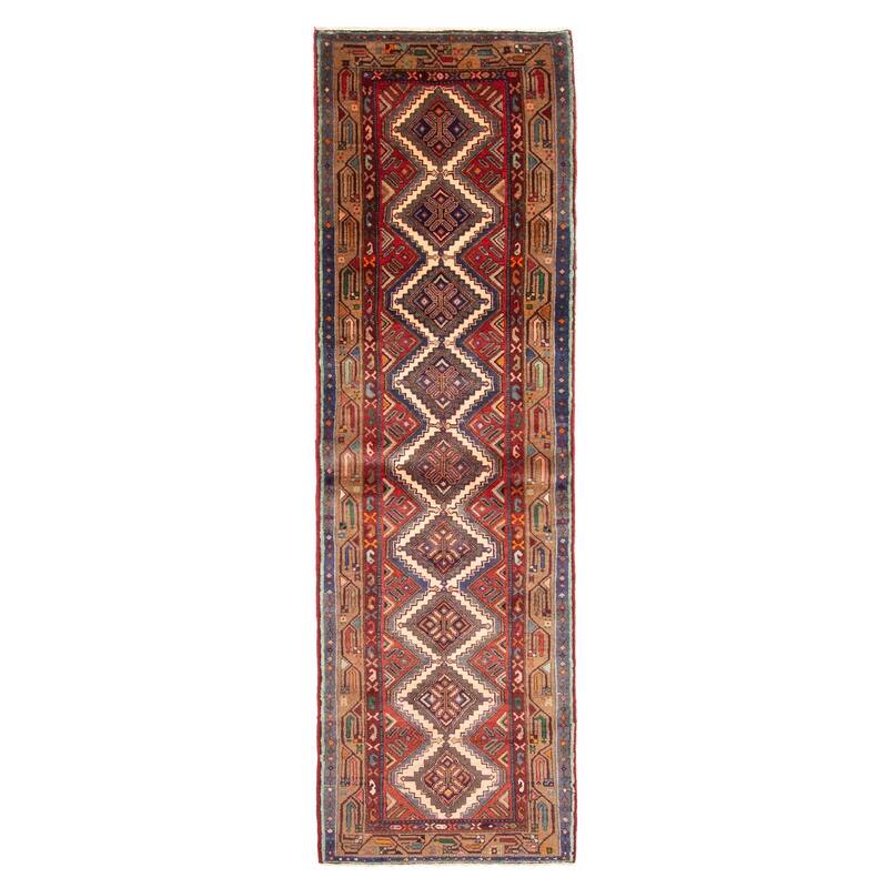 ECARPETGALLERY Hand-knotted Konya Anatolian Red Wool Rug - 2'6 x 8'10