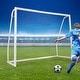 preview thumbnail 7 of 7, 12' x 6'/8' x 6'/6' x 4' Soccer Goal with Ground Stakes and Soccer Cones