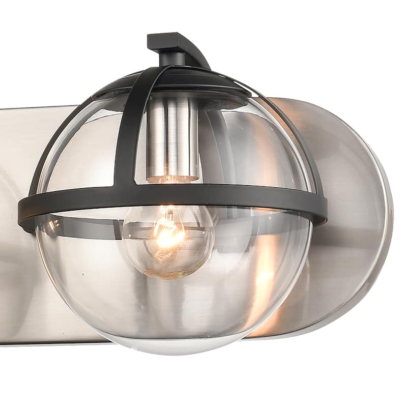 Elk Home Davenay Multiple Finishes With Clear Glass 2 Light Vanity Light