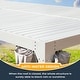 preview thumbnail 151 of 188, EROMMY Outdoor Louvered Pergola Gazebo with Adjustable Aluminum Rainproof Roof