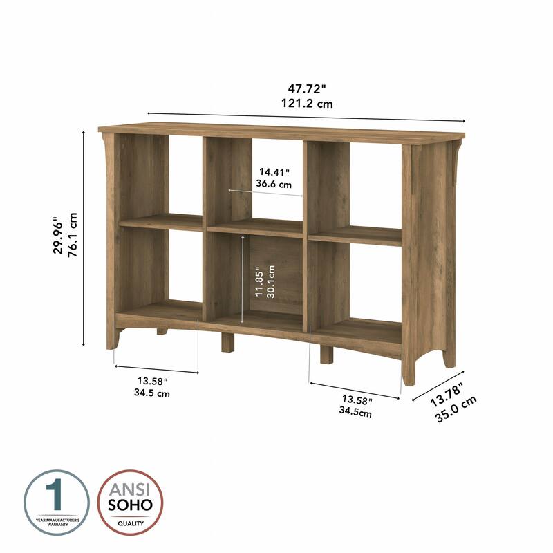 Bush Home Salinas 6 Cube Organizer
