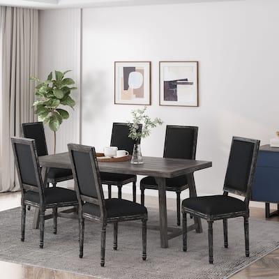 Regina Wood Upholstered Dining Chair by Christopher Knight Home