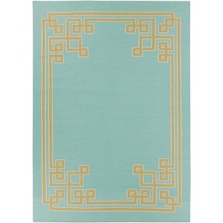 Hand-woven Omar Reversible Wool Area Rug (8' x 11')
