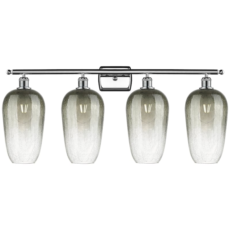 Innovations Lighting Endless Possibilities Ballston - Brookhaven Flute - 4 Light 37" Bath Vanity Light