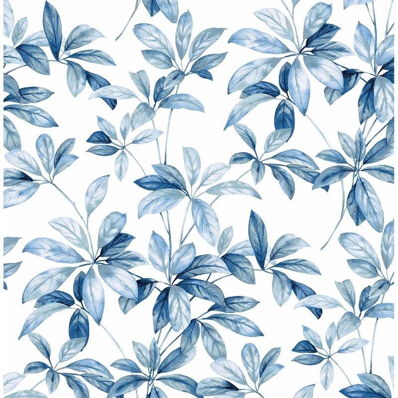 NextWall Leaf Trail Peel and Stick Wallpaper - 20.5 in. W x 18 ft. L - Lakeside