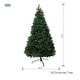 preview thumbnail 10 of 9, 6ft/ 7ft Modern PVC Artificial Unlit Christmas Tree with Stand