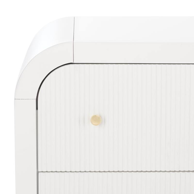 SAFAVIEH Couture Nuriye 6 Drewer Curved Dresser