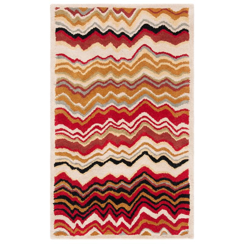 SAFAVIEH Handmade Wyndham Gulzhan Modern Wool Rug