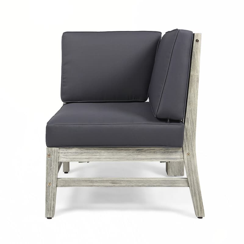outdoor CORNER CHAIR, GREY