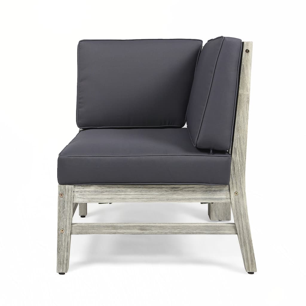 outdoor CORNER CHAIR, GREY