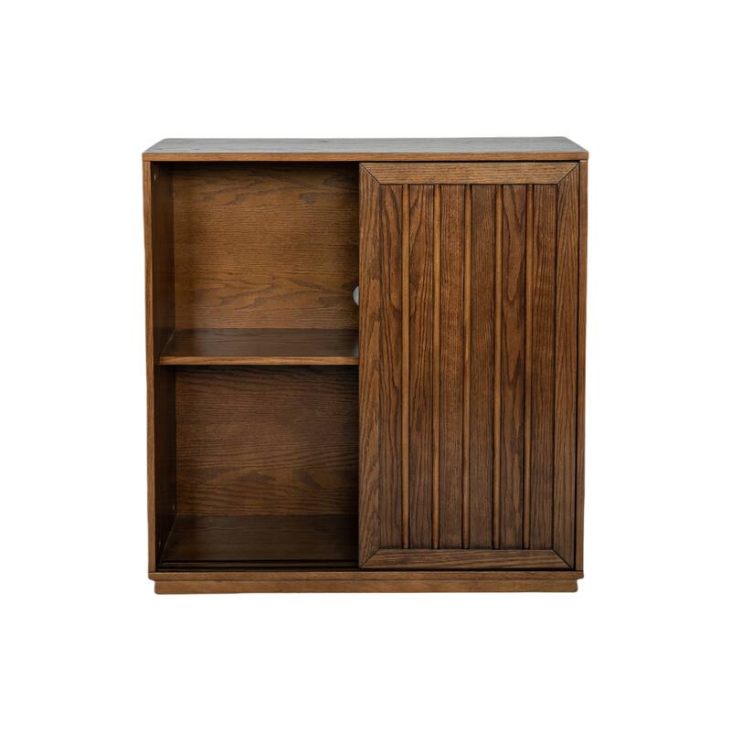 Versatile Mid Century Sideboard with Sliding Doors and Stylish Storage