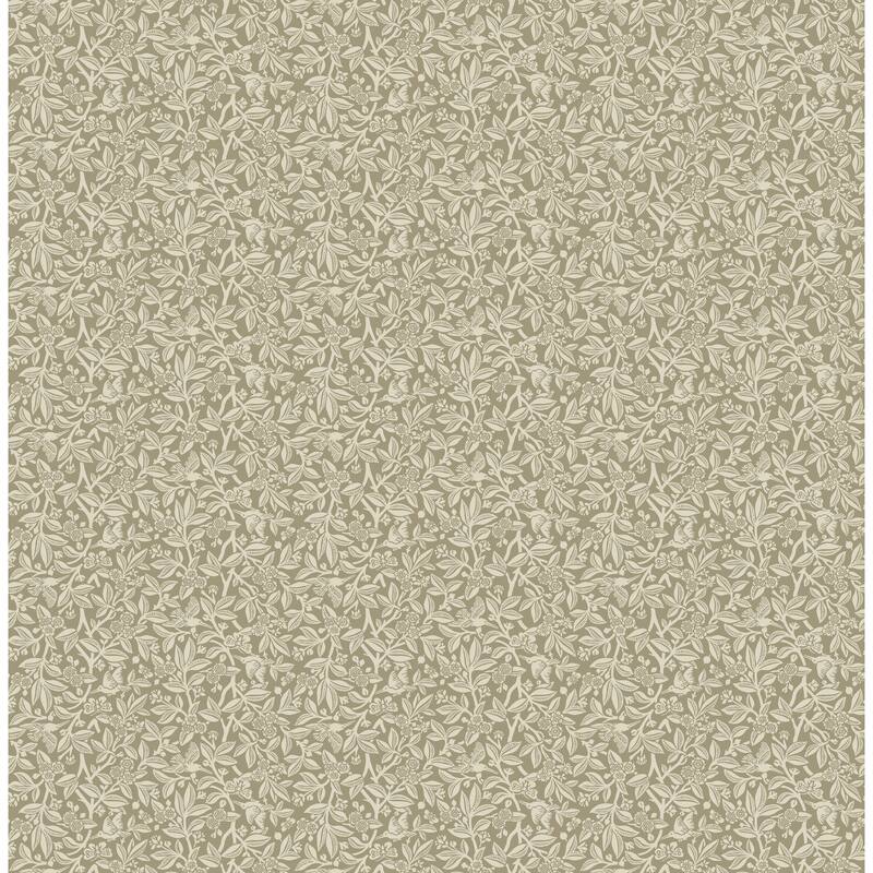 Laura Ashley Nutgrove Lichen Wallpaper