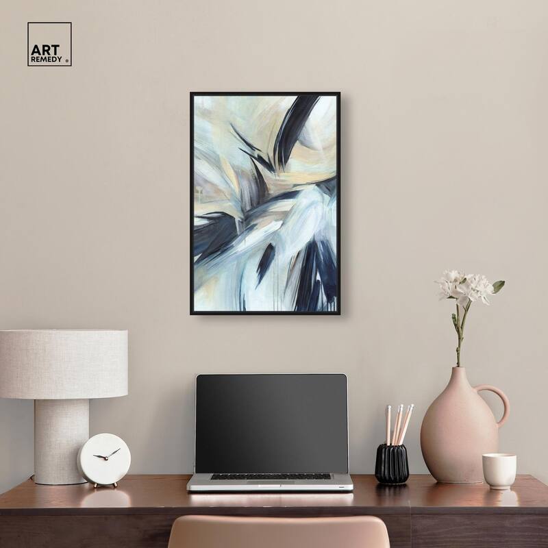 Layered Shadows Canvas by Art Remedy