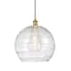 Option Brushed Brass / Clear Deco Swirl