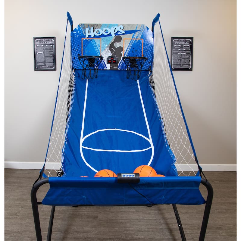 Hathaway Hoops Dual Basketball Arcade Game with LED Scoring
