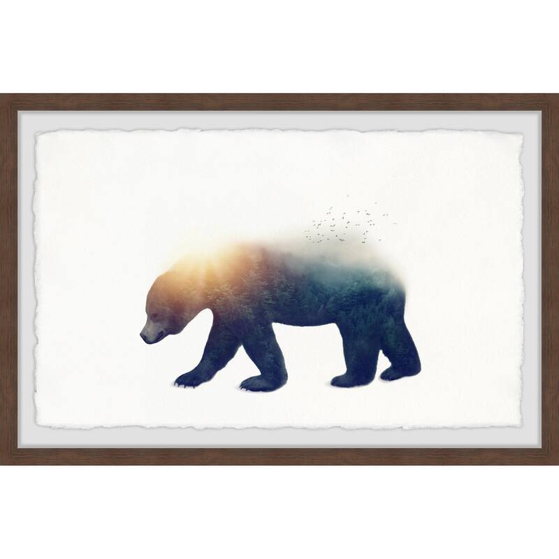 'Sun Bear' Framed Painting Print