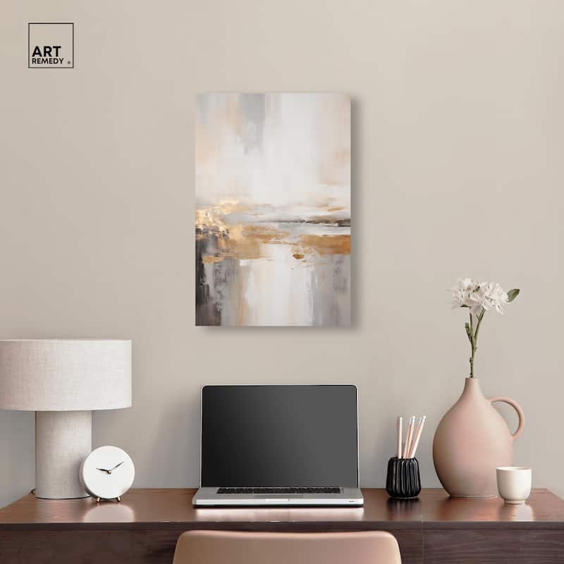 Gold Dust I Canvas by Art Remedy, Gallery Wrapped