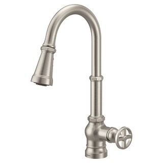 Shop Moen One-Handle Pulldown Kitchen Faucet Matte Black ...