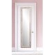 preview thumbnail 4 of 14, Urban Rustic Farmhouse Over the Door Mirror - 21.5 x 71 Farmhouse White