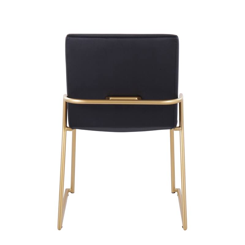 Silver Orchid Jayci Gold Metal Dining Chair (Set of 2)