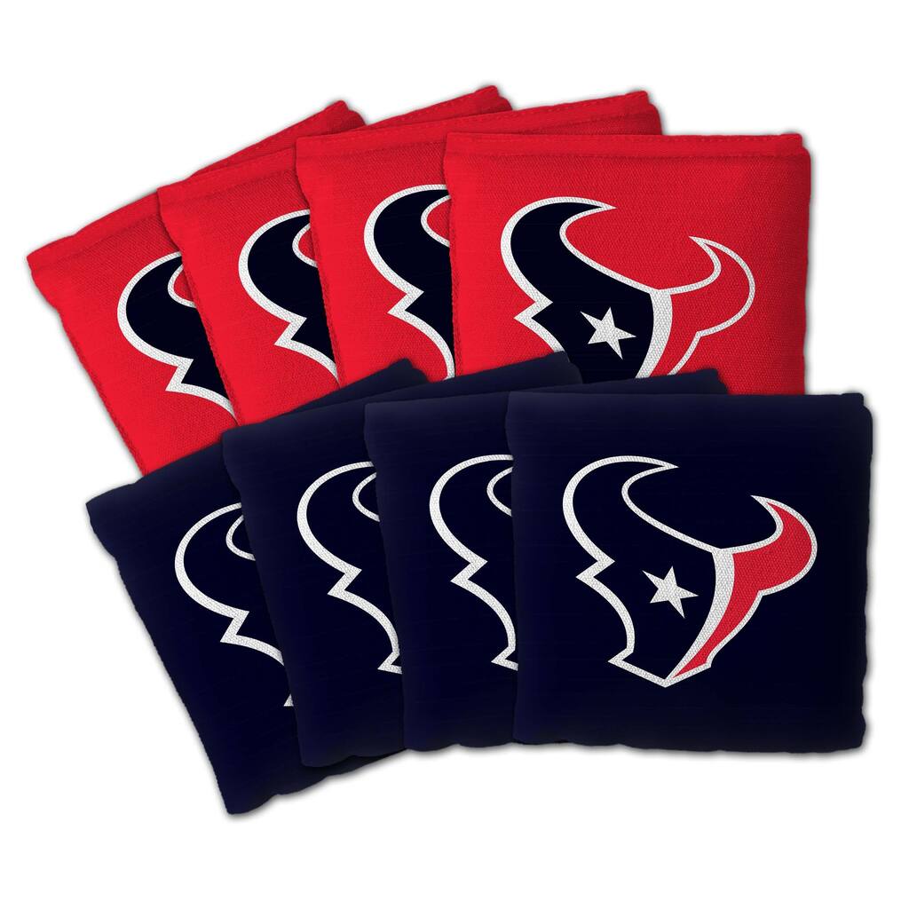 Houston Texans NFL Dual Sided Pro Stop & Slide Cornhole Bags