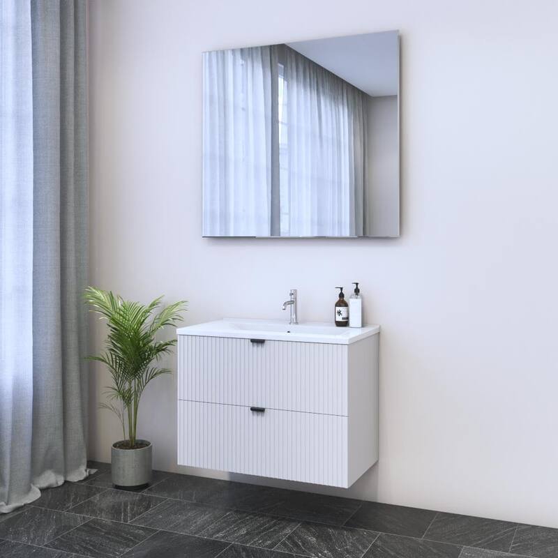 Nicole 2S 80 Floating Bathroom Vanity (32" Width)