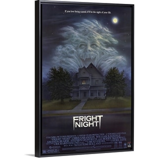 quot Fright Night (1985) quot Black Float Frame Canvas Art Bed Bath Beyond
