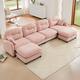 Option Pink(4 Seat+2 Ottoman)