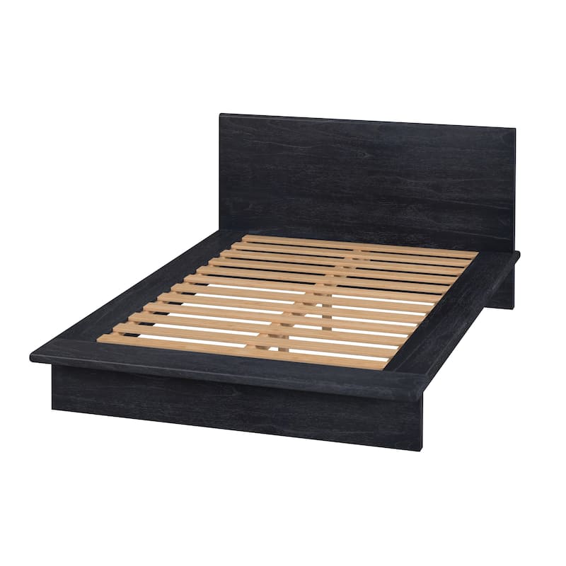 Halmstad Wood Platform Bed