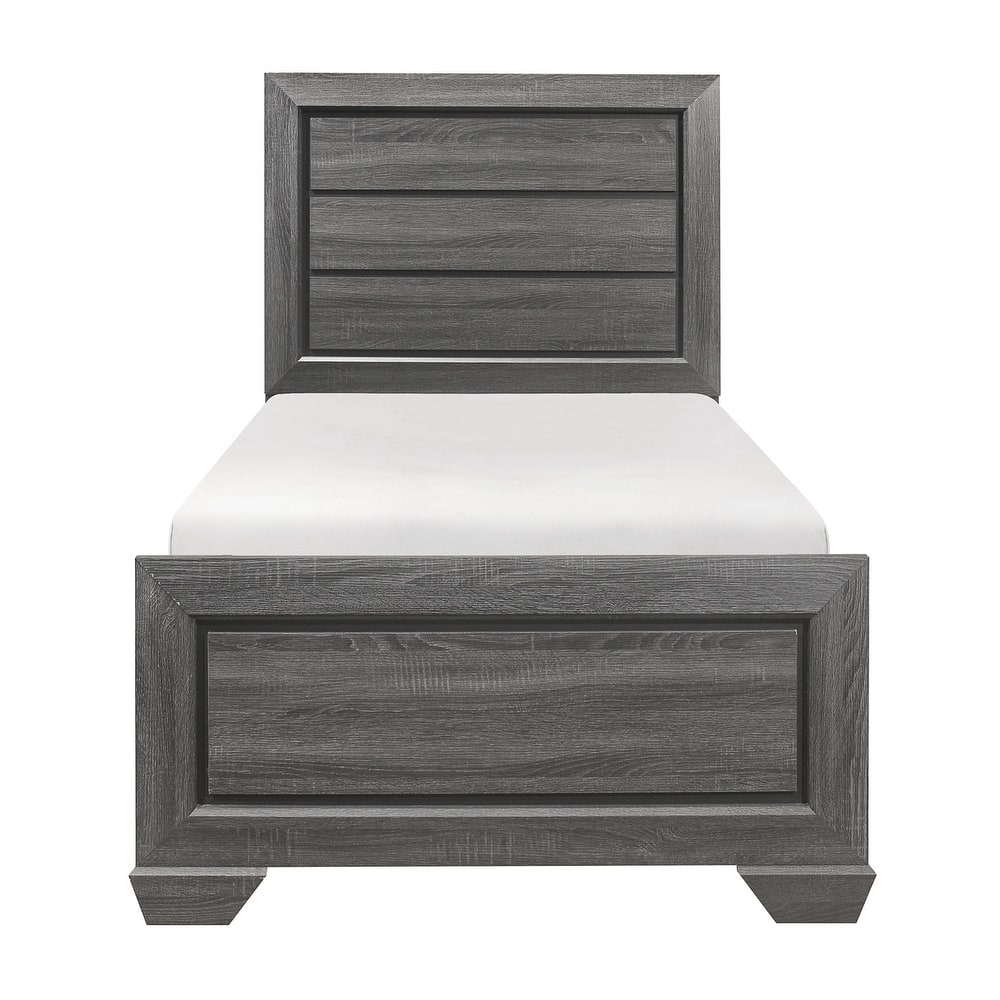 Valli Gray Panel Bed