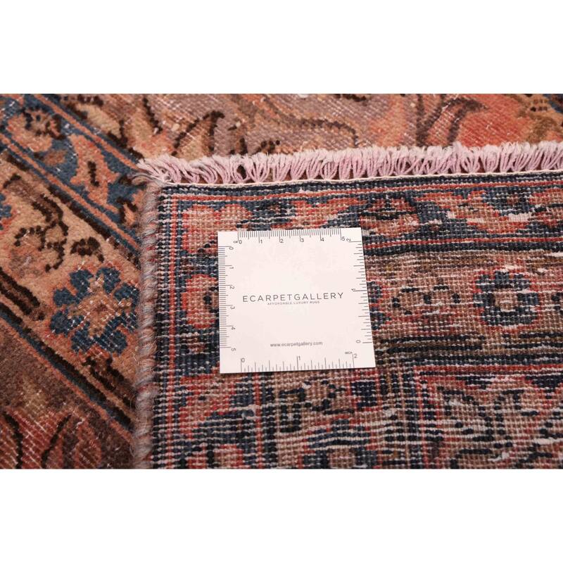 ECARPETGALLERY Hand-knotted Antalya Vintage Dark Copper Wool Rug - 8'5 x 13'0