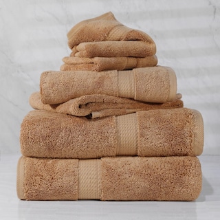 Superior Egyptian Cotton Pile Heavyweight 6-Piece Towel Set
