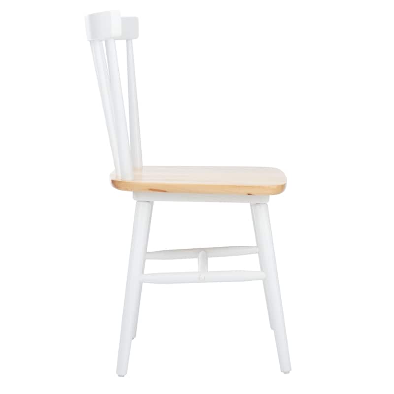SAFAVIEH Signa Spindle Farmhouse Dining Chair (Set of 2) - 20" W x 20" D x 33" H - 20"W x 20"D x 33"H