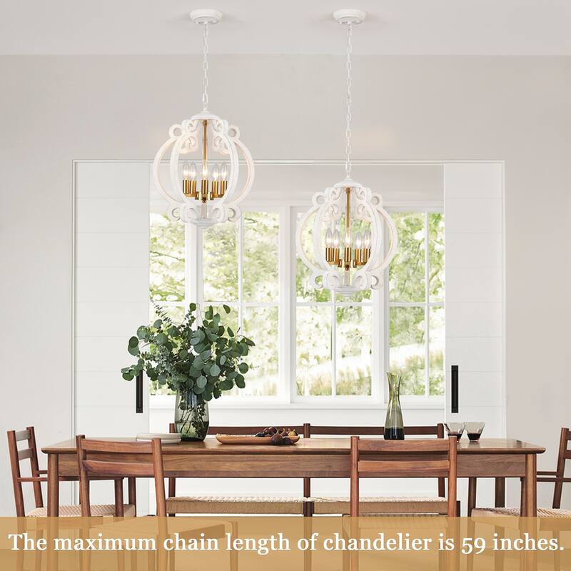 5-Light Candlestick Vintage Hanging Linear Chandelier Lighting Island Chandelier for Kitchen Island