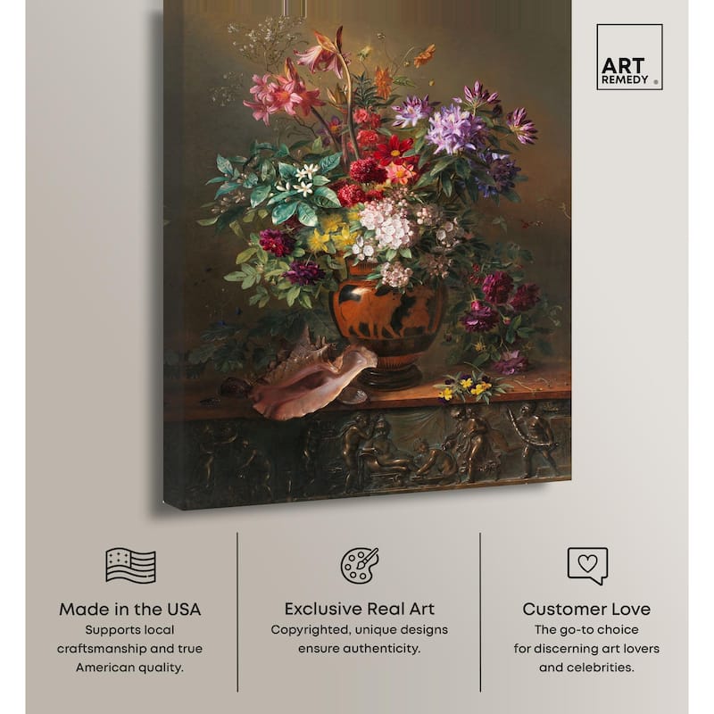 Allegory of Spring 1817 Canvas by Art Remedy, Gallery Wrapped