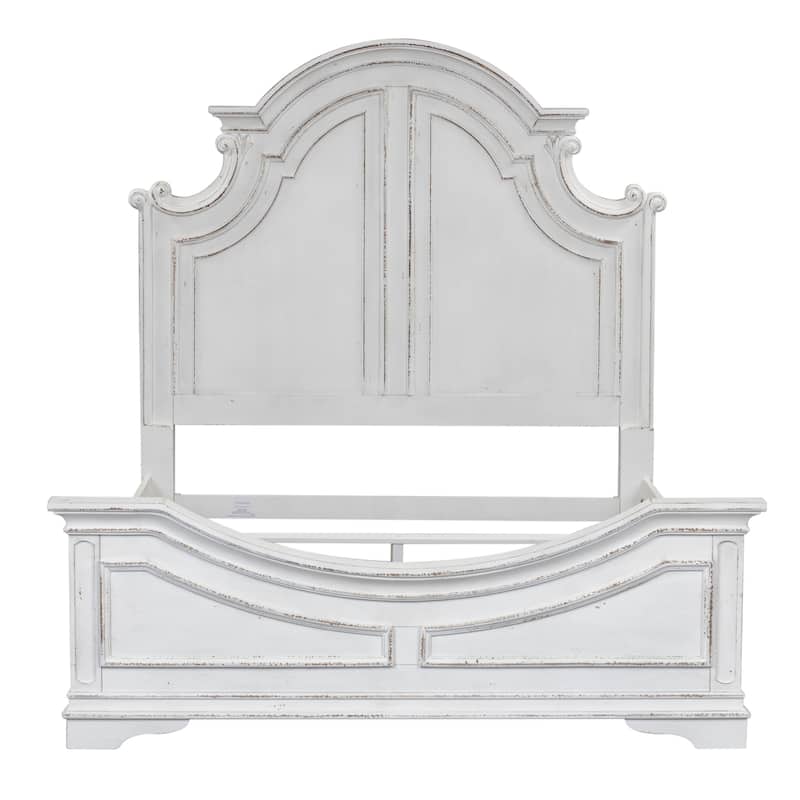 Magnolia Manor Panel Bed, Dresser and Mirror, and Nightstand Set