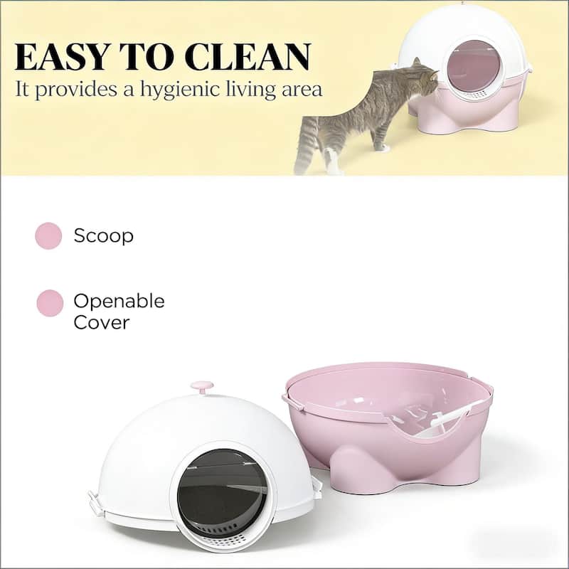 Cat Litter Box,Hooded Cat Litter Box