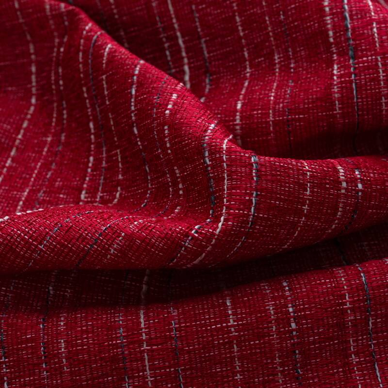 Kensington Striped Texture Window Curtain Panel 84" or 95"