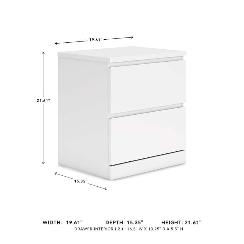 Signature Design by Ashley Onita White Nightstand
