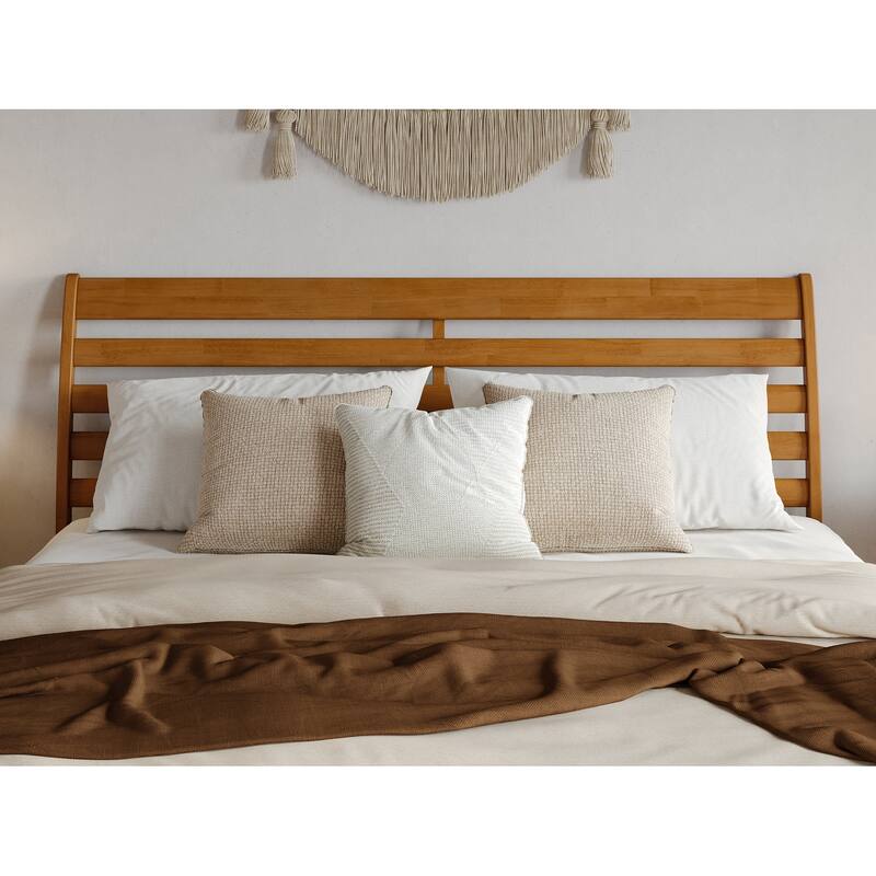 Emelie Platform Bed with Panel Footboard and Twin XL Trundle
