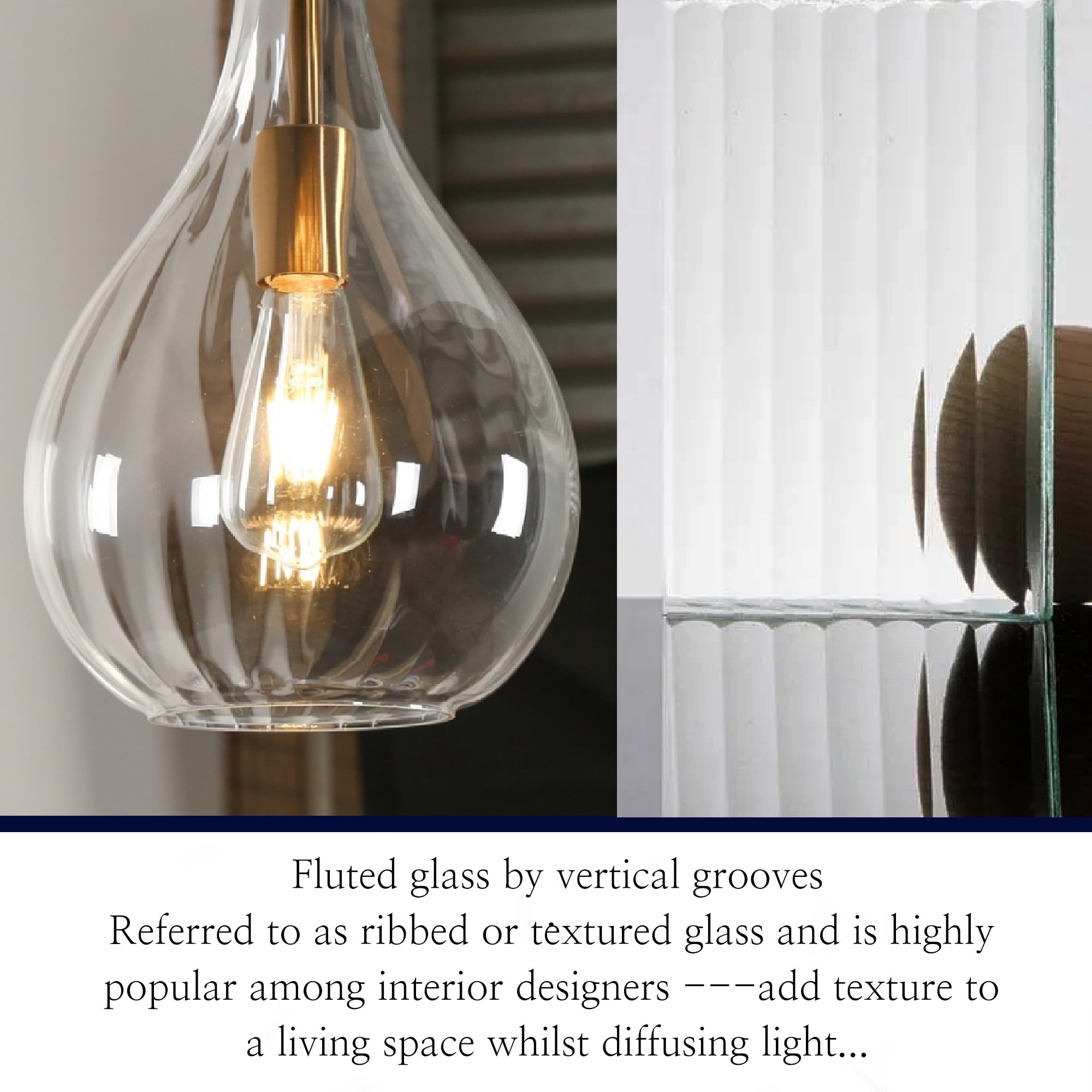Large glass teardrop pendant light cheap