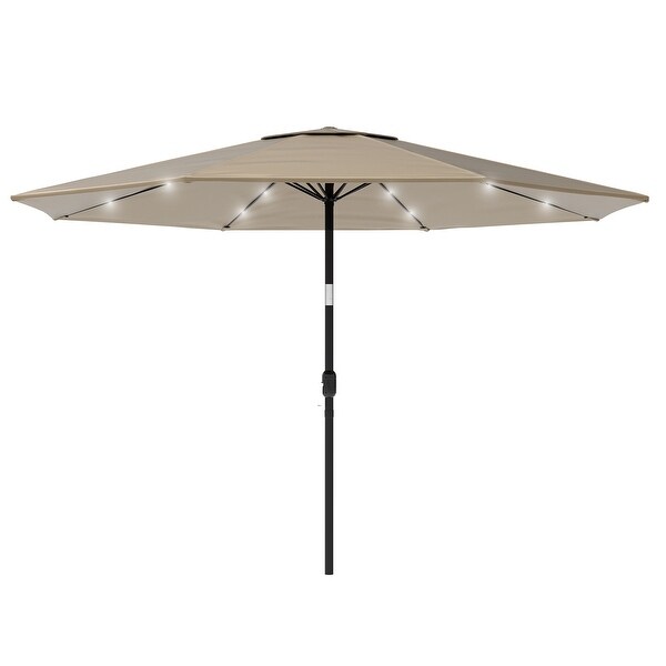 10 ft umbrella with solar lights