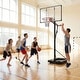 preview thumbnail 5 of 8, Gymax 10 FT Portable Basketball Hoop w/ Shock Absorbent Rim Fillable