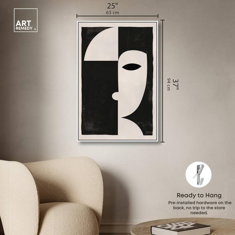 The Mask II Canvas by Art Remedy