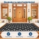 preview thumbnail 7 of 43, Garvee Cross Pattern Waterproof Reversible Outdoor Patio Rug
