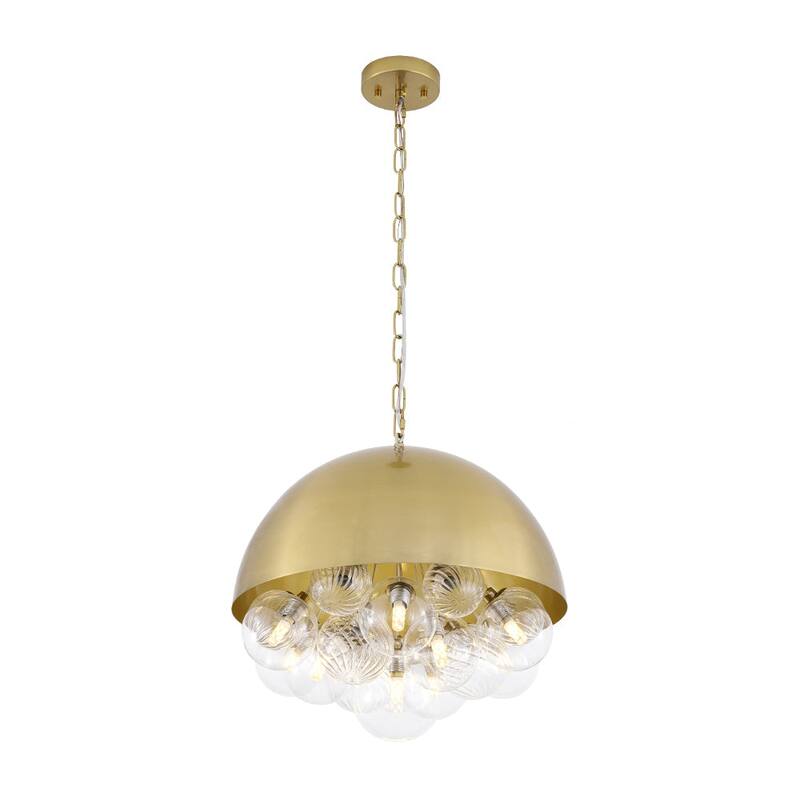 Decorative Cluster Globe Bubble Pendant Light with Dome Style