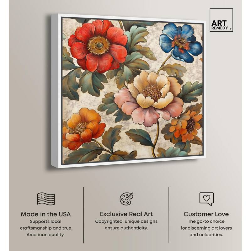 Golden Gardenia II Canvas by Art Remedy