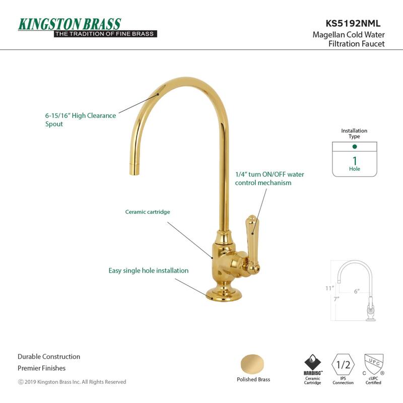 Kingston Brass Magellan Single-Handle Water Filtration Faucet