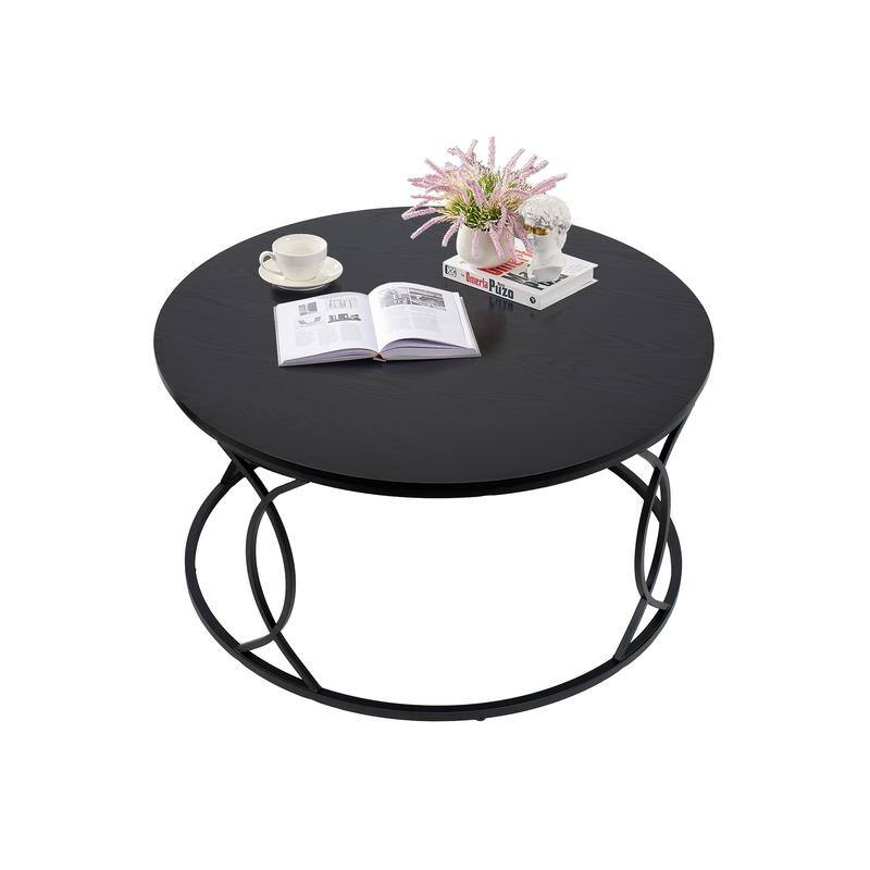 Rosary Blenn Faux Marble Coffee Table